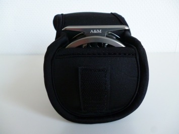A&M # 9/11 Black Neoprene Reelbag